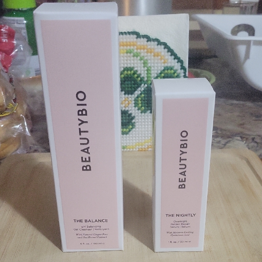 BeautyBio Skincare Set - The Balance and The Nightly - Picture 1 of 8